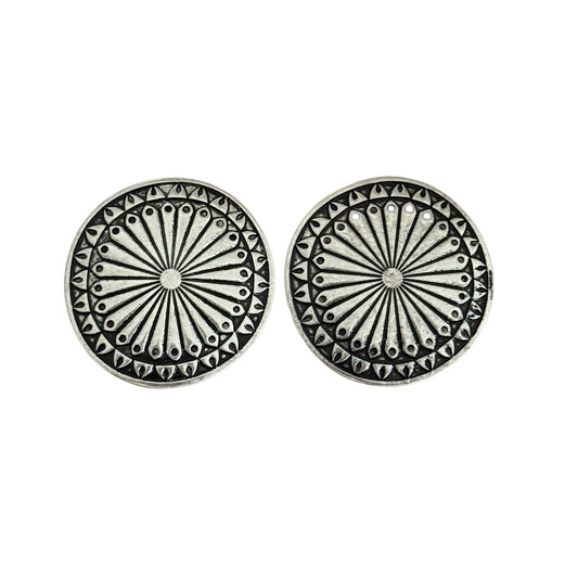 Round Concho Earrings