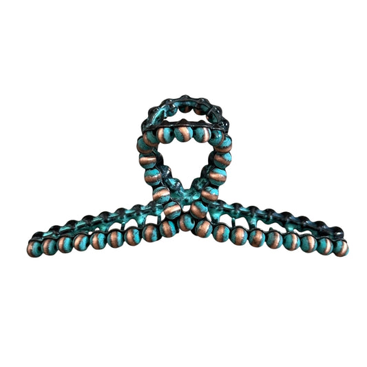 Patina Navajo Pearl Claw Clip