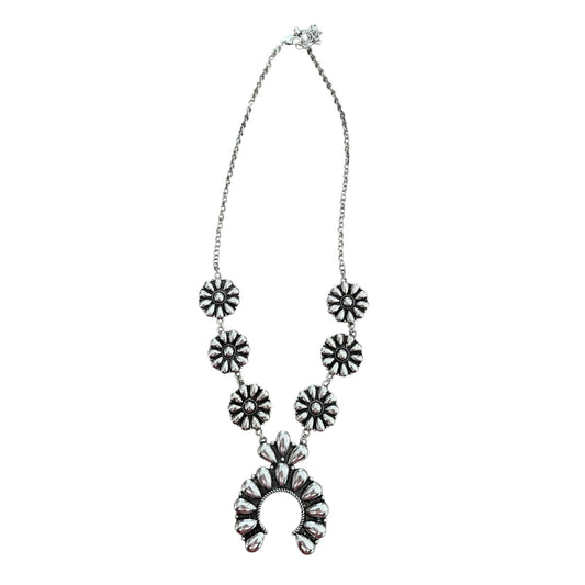 Silver Squash Necklace