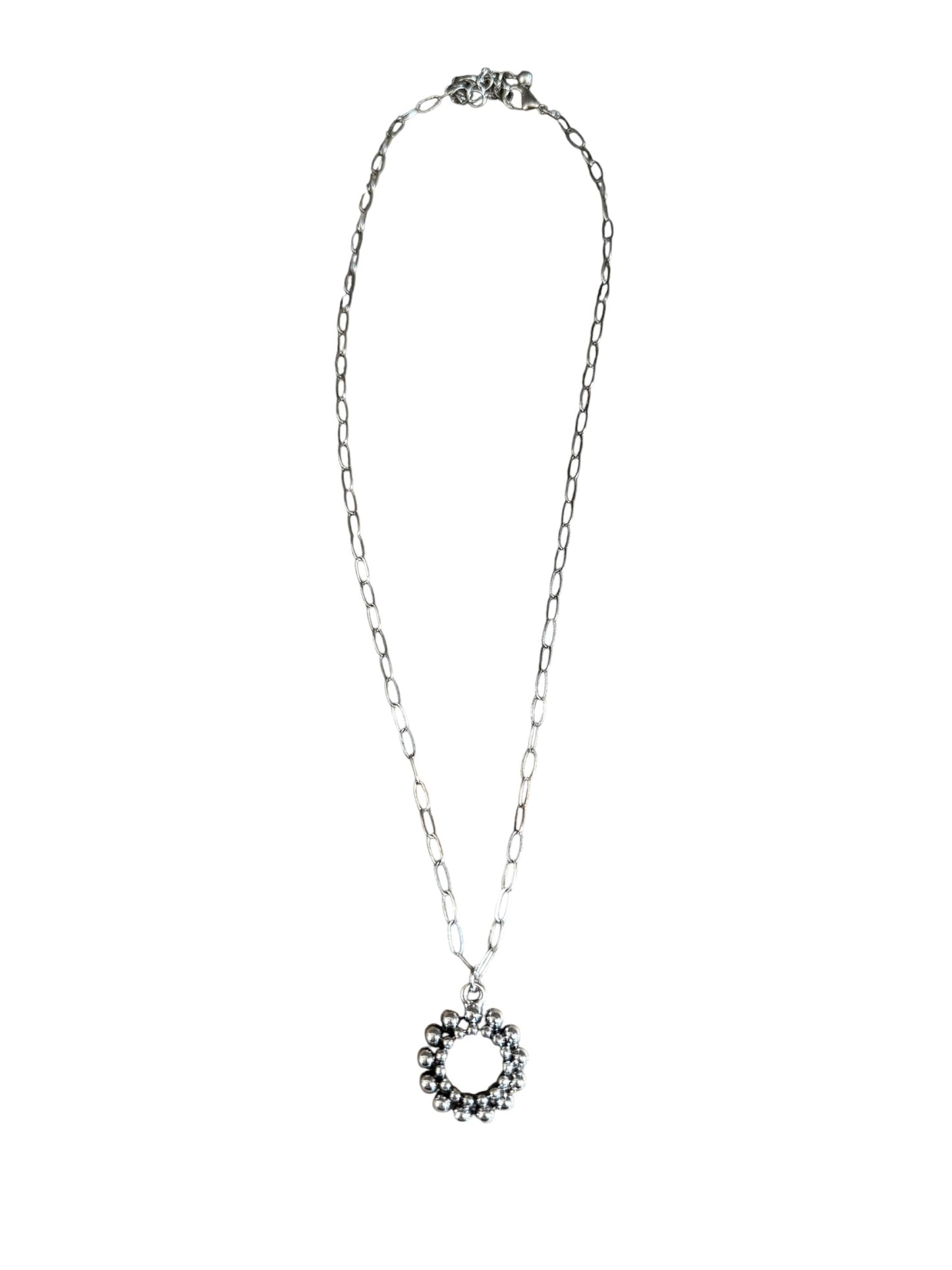 Bubble Circle Necklace