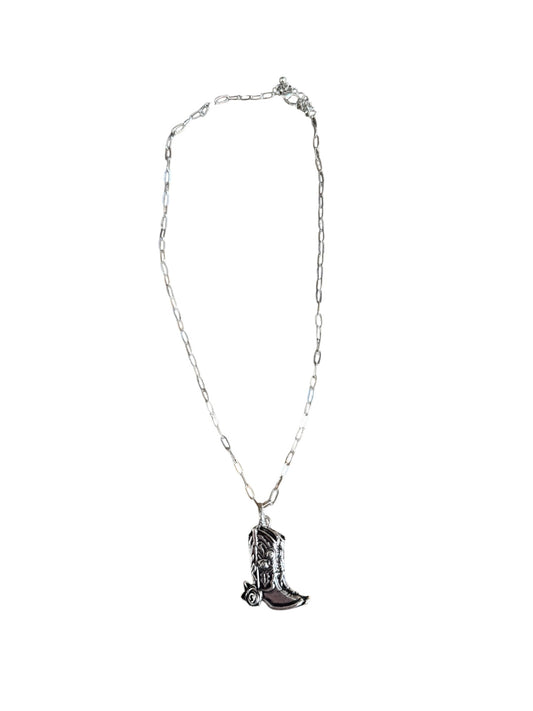 Cowboy Boots Necklace