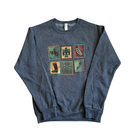 Western Stamps Crewneck