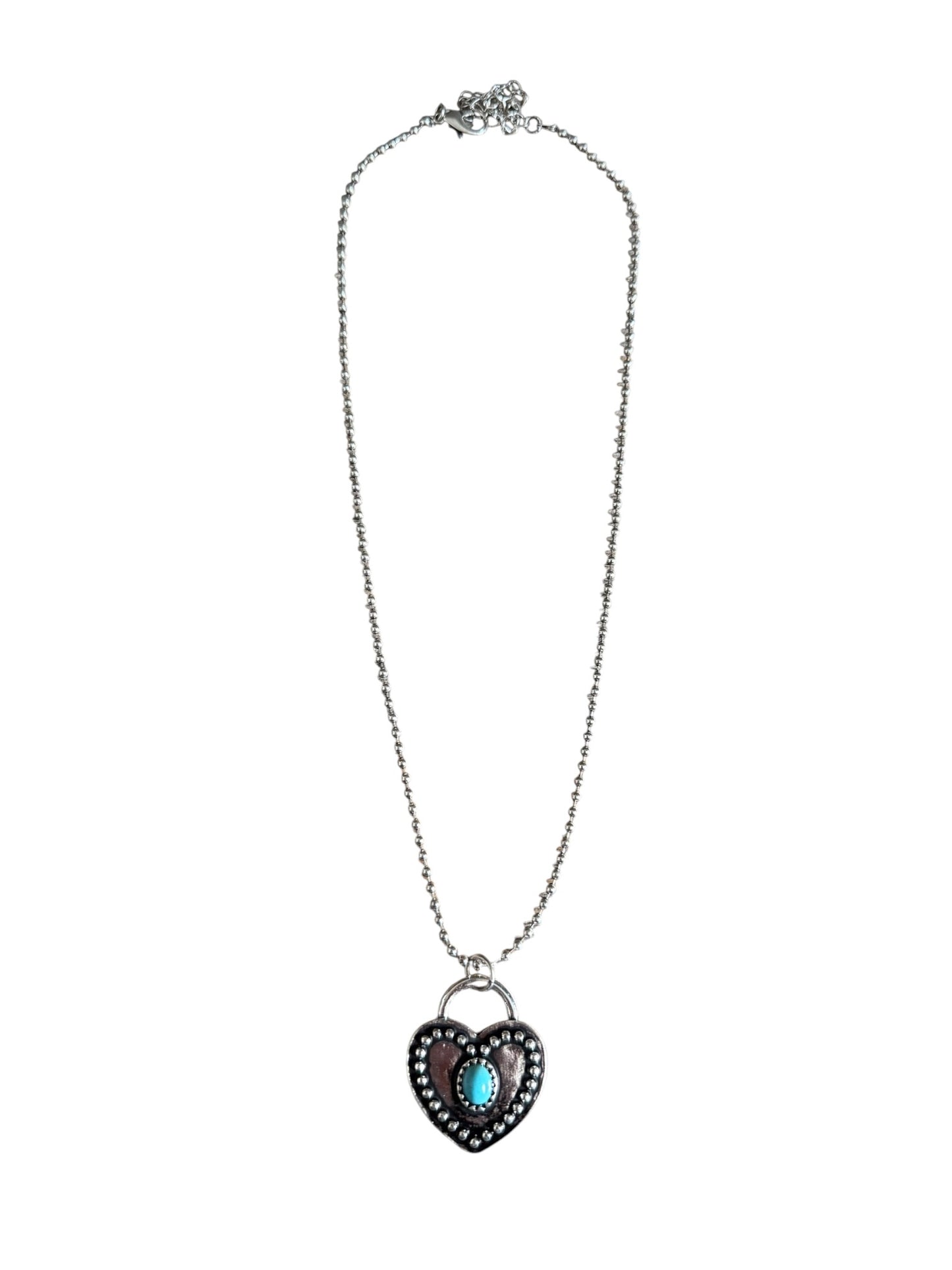 Turquoise Heart Necklace