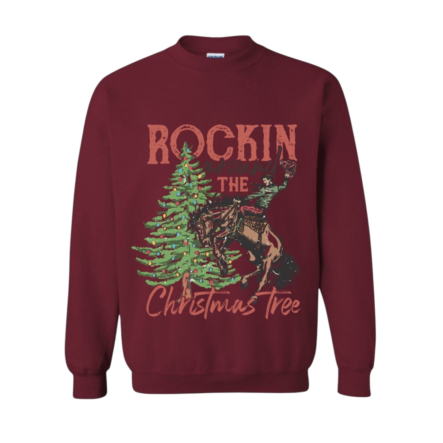 Rockin Around The Tree Christmas Crewneck • PRE ORDER •