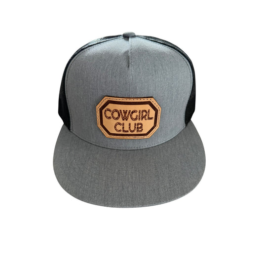 Grey/Black Cowgirl Club Hat