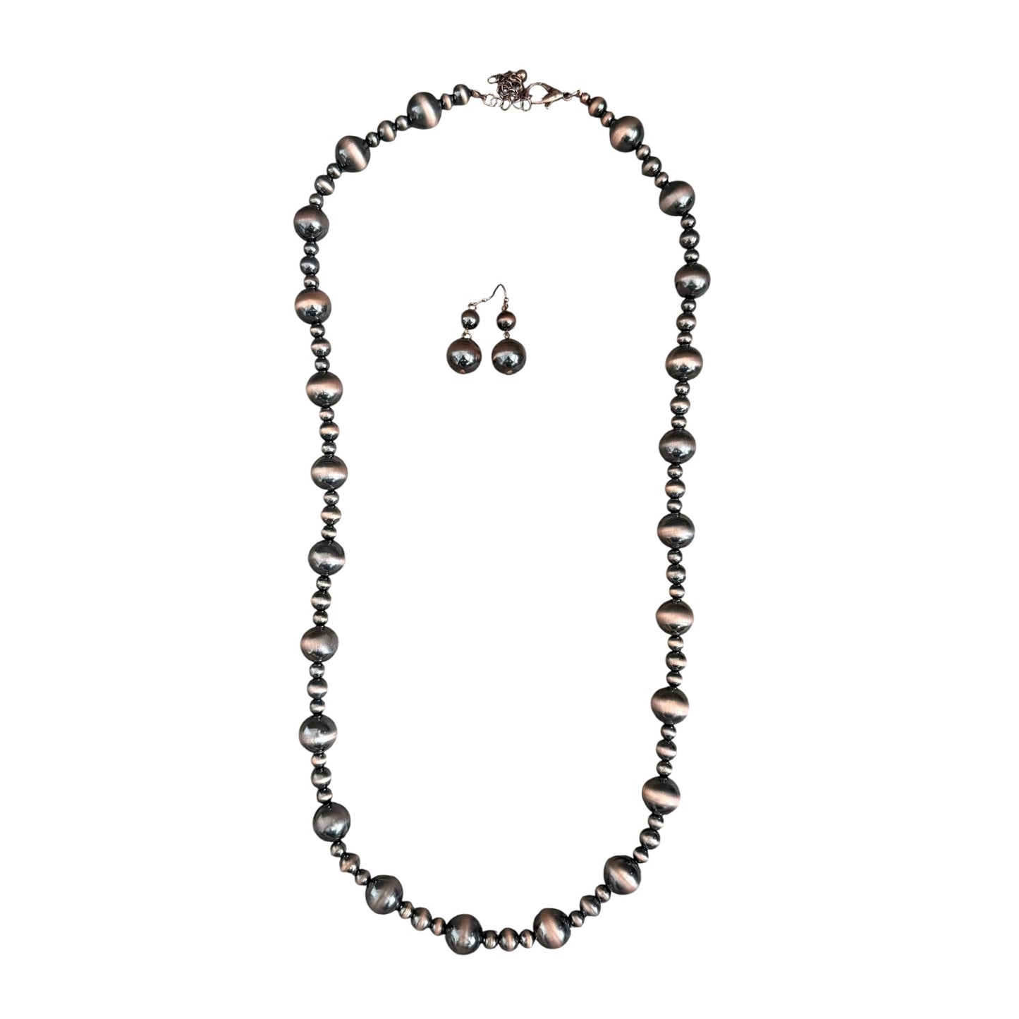 Copper Navajo Pearl Necklace Set