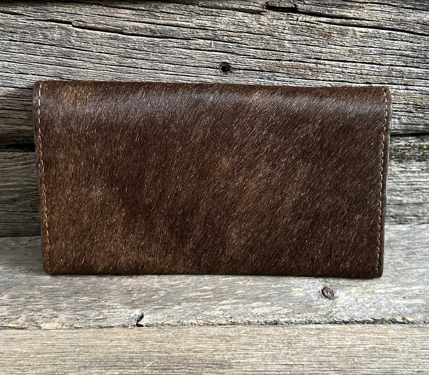 Tooled Leather Cowhide Wallet