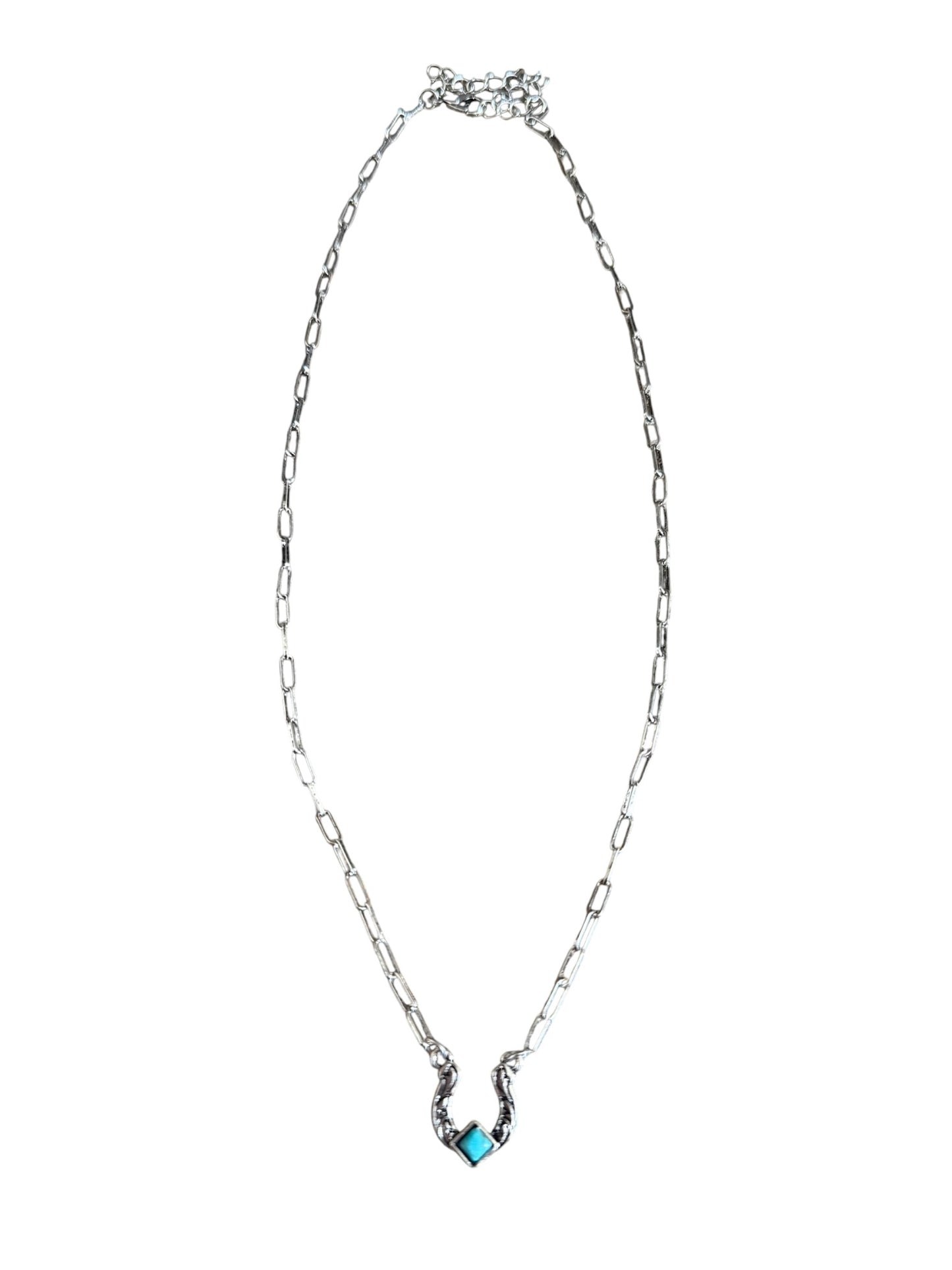 Turquoise Horseshoe Small Necklace