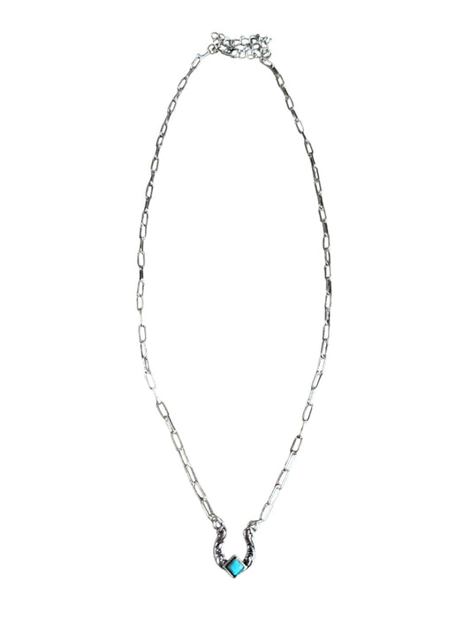 Turquoise Horseshoe Small Necklace