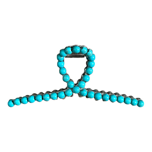 Turquoise Claw clip