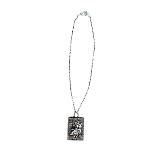 Bullrider Cards Necklace