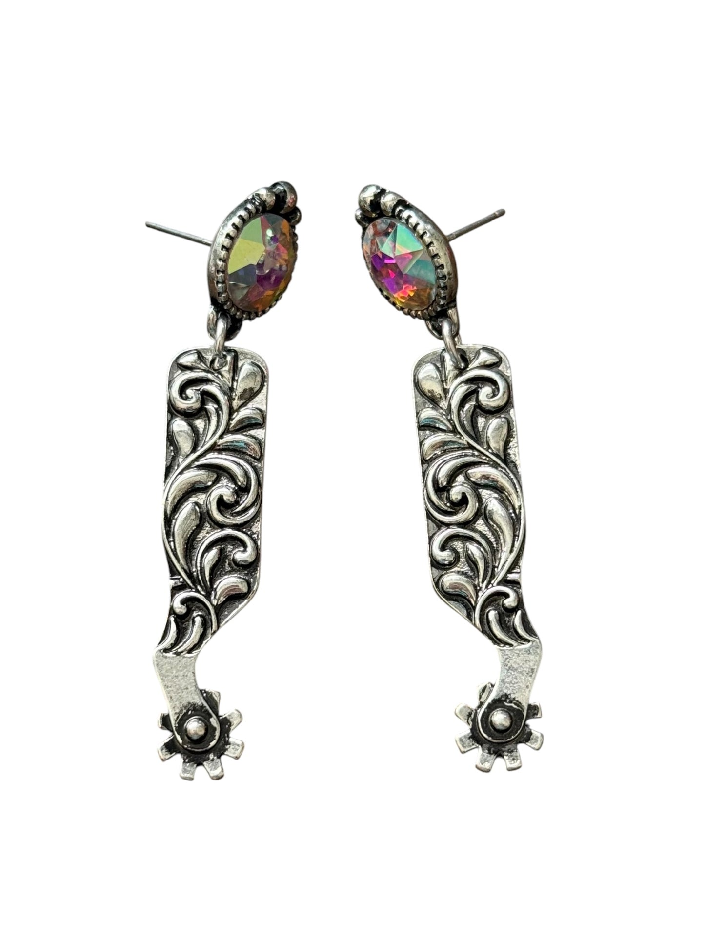 Tooled Spur Earrings
