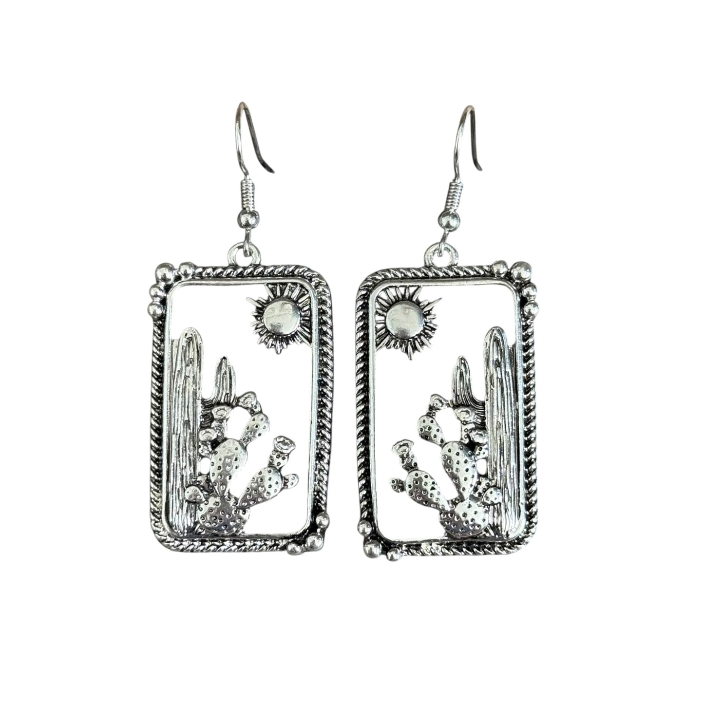 Cactus Cutout Earrings