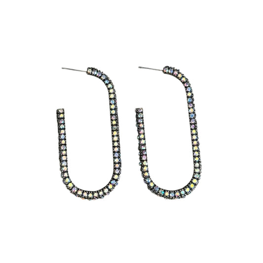Sparkle Crystal Hoop Earrings