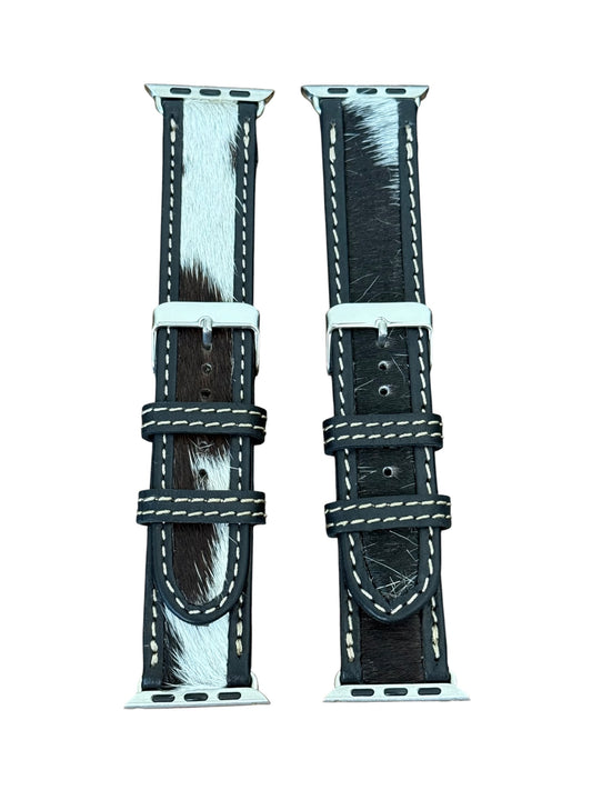 Black & White Apple Watchband