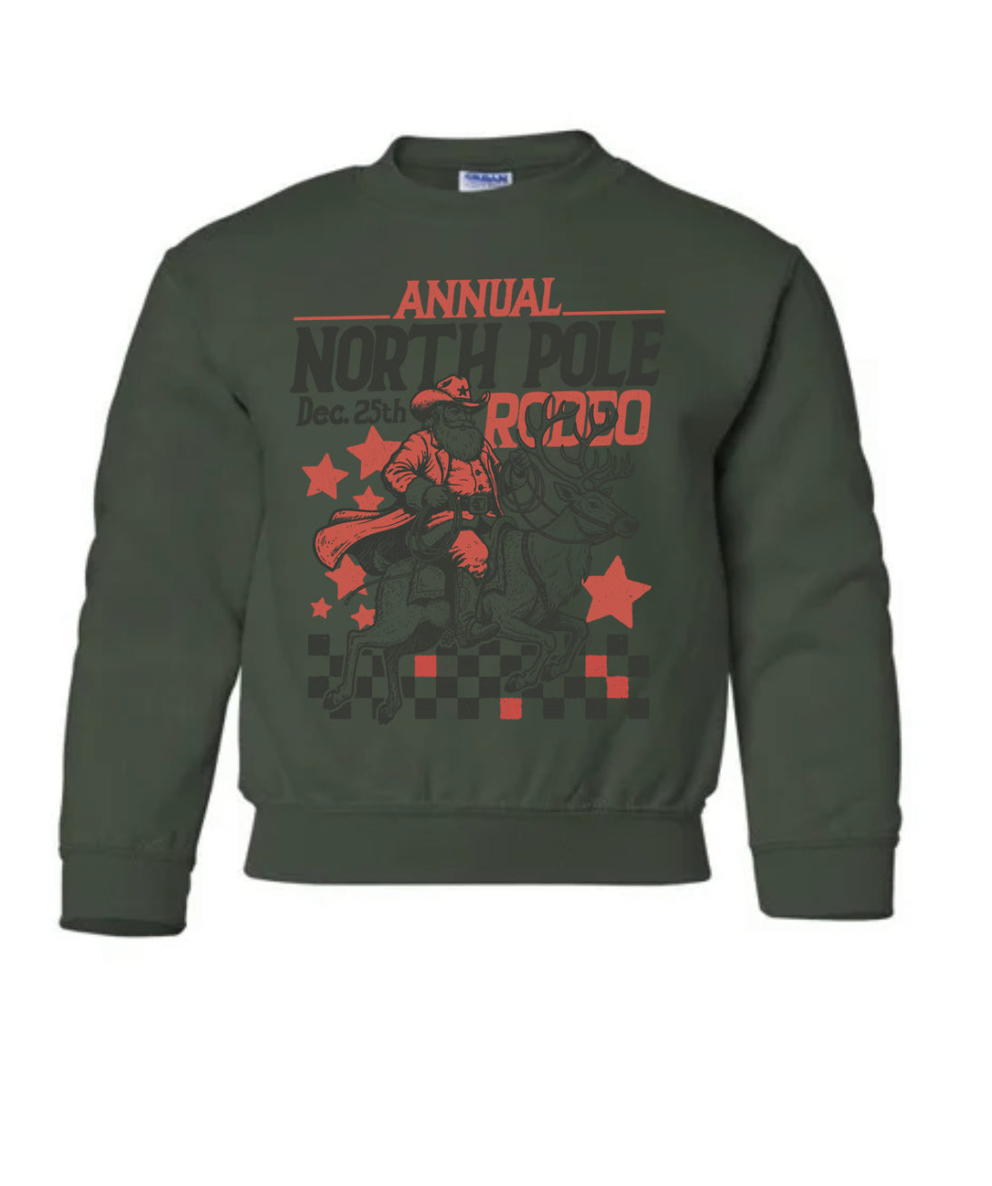 YOUTH/TODDLER Western Christmas Crewnecks (12 designs, 3 colour options) •PRE ORDER•