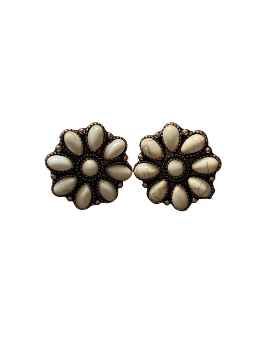 Copper Cluster Earrings