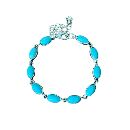 Turquoise Oval Stone Bracelet