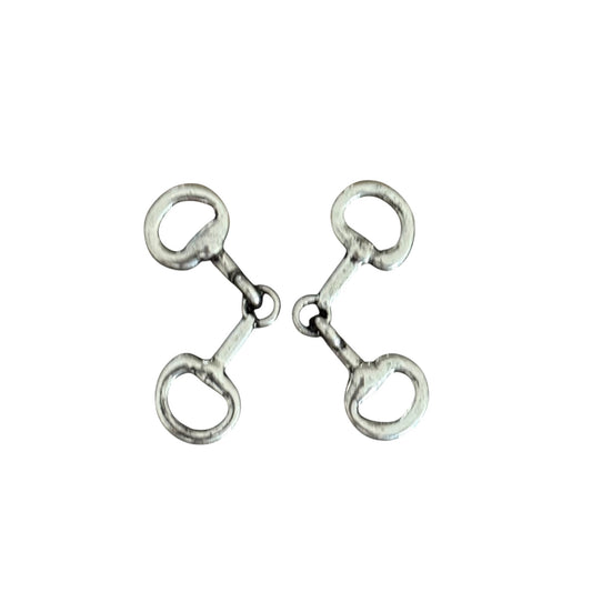 Silver Snaffle Bit Earrings