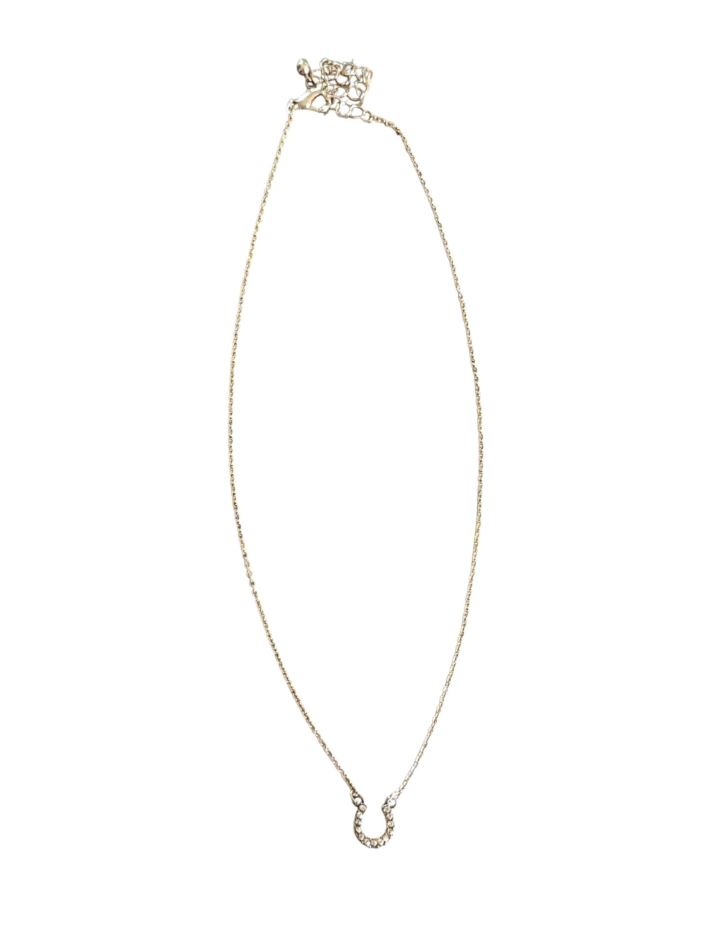 Gold Horseshoe Necklace