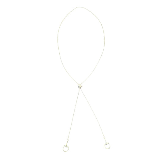 Gold Snaffle Bolo Necklace