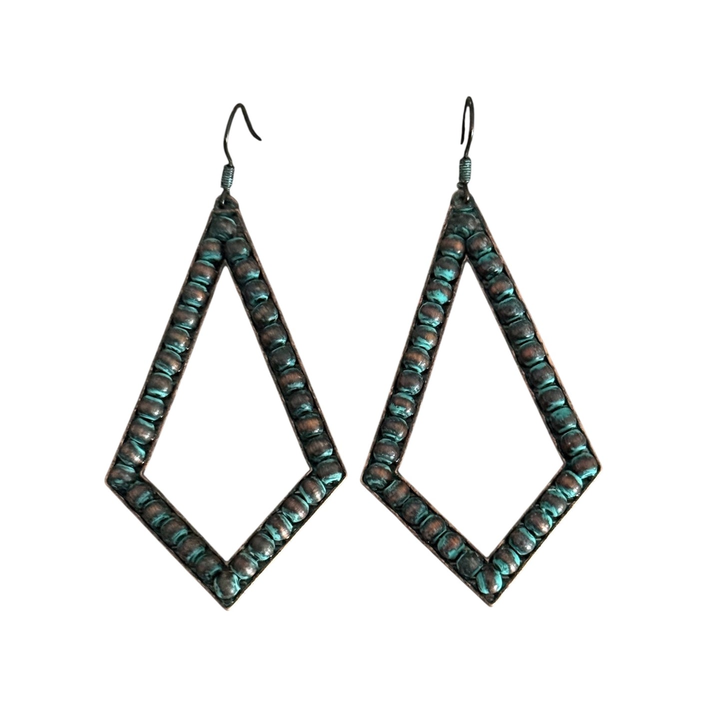 Patina Navajo Pearl Earrings