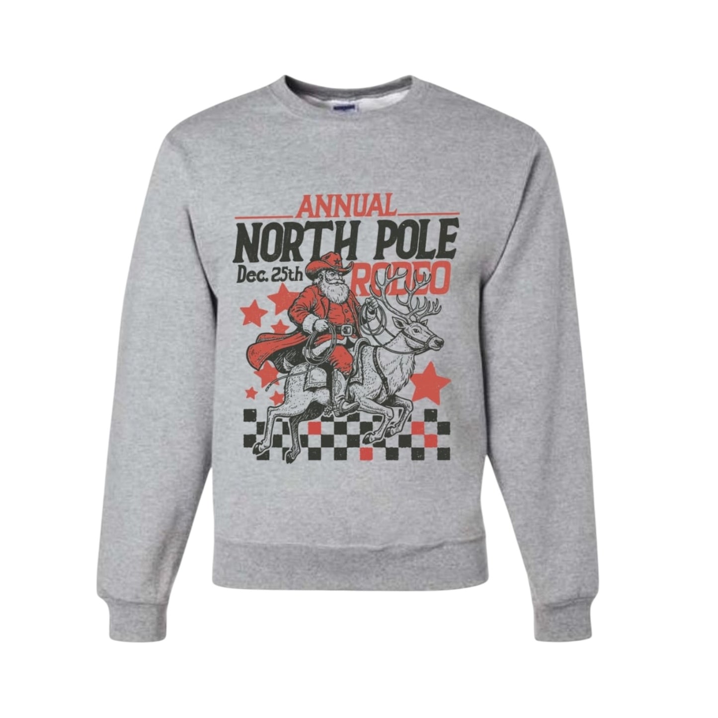 Annual North Pole Rodeo Christmas Crewneck • PRE ORDER •