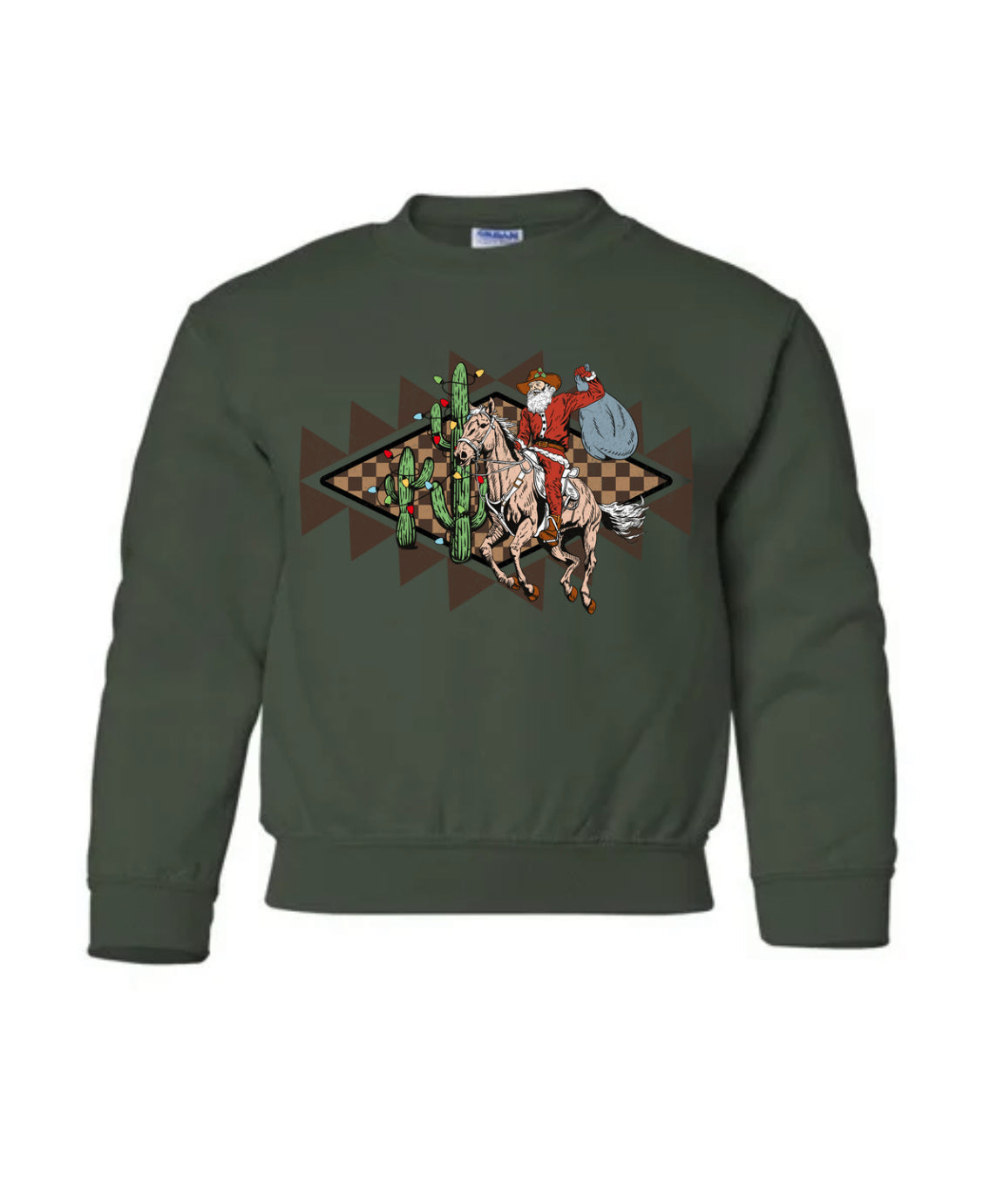 YOUTH/TODDLER Western Christmas Crewnecks (12 designs, 3 colour options) •PRE ORDER•
