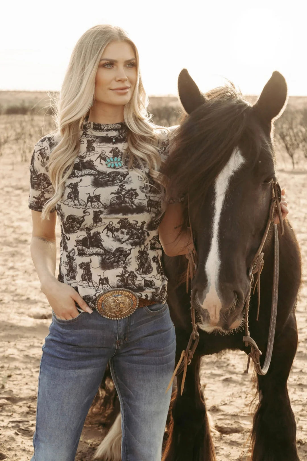 Rodeo Mesh T-Shirt