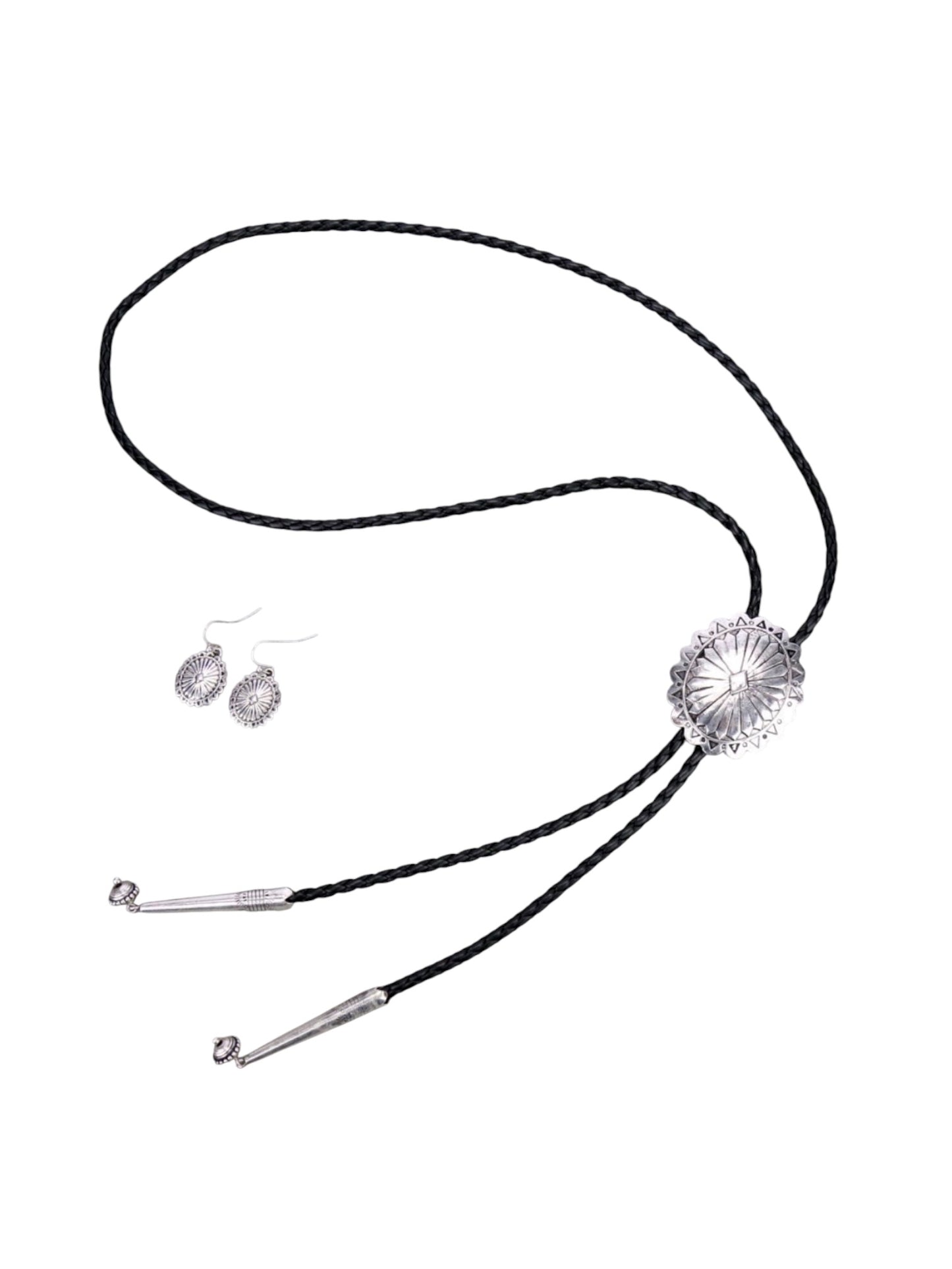 Concho Bolo Necklace
