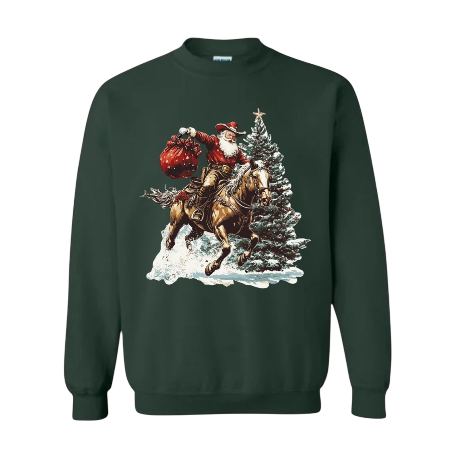 Western Santa Christmas Crewneck • PRE ORDER •