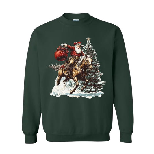 Western Santa Christmas Crewneck • PRE ORDER •