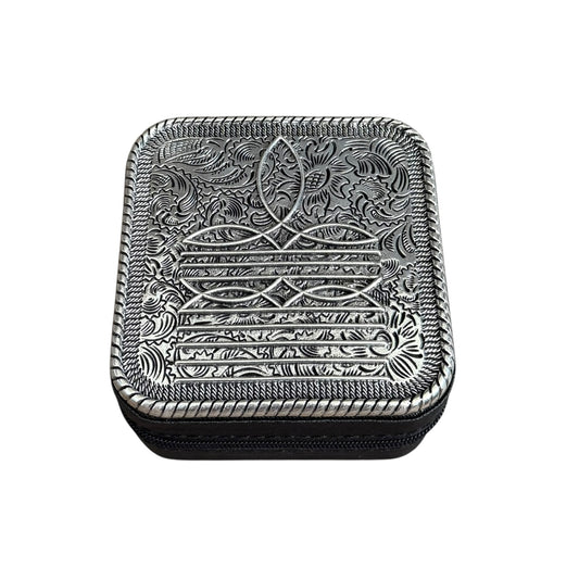 Black Bootstitch Jewelry Box