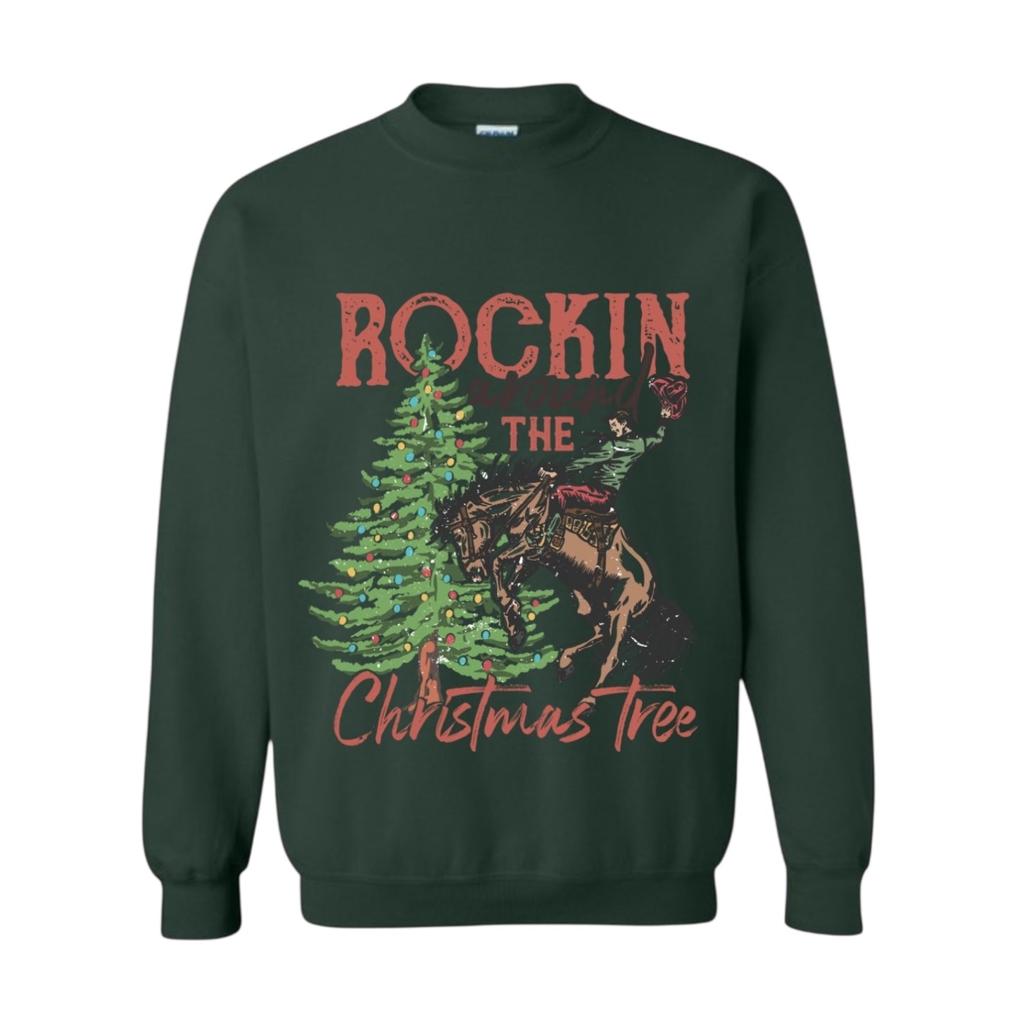 Rockin Around The Tree Christmas Crewneck • PRE ORDER •