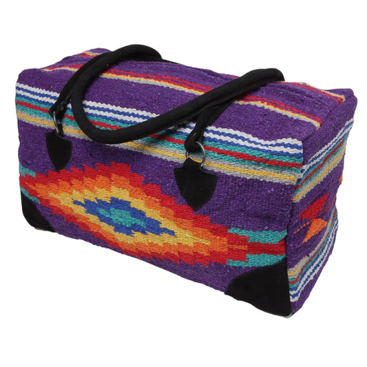 Purple Aztec Weekender Bag