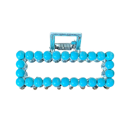Turquoise Mini Claw Clip