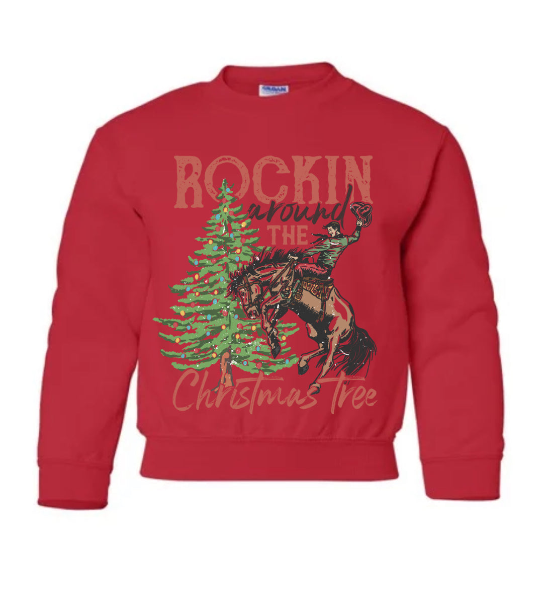 YOUTH/TODDLER Western Christmas Crewnecks (12 designs, 3 colour options) •PRE ORDER•