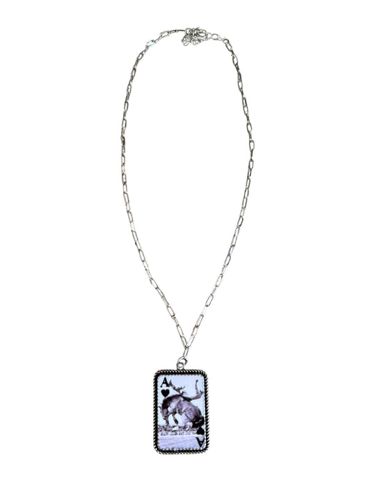 Bronc Aces Necklace