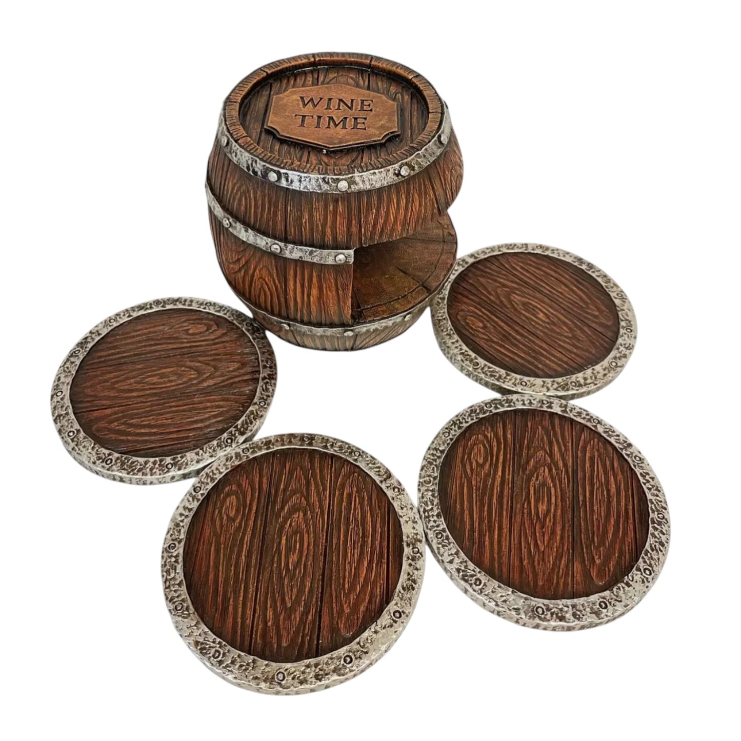 Wine Barrel Coasters