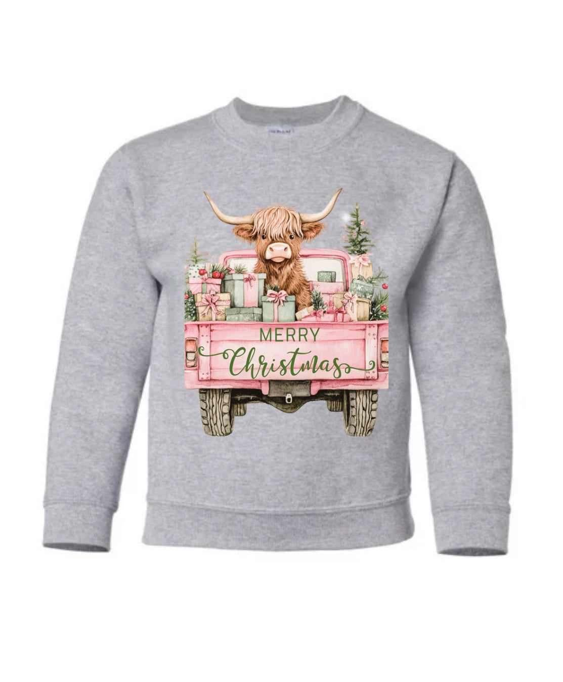 YOUTH/TODDLER Western Christmas Crewnecks (12 designs, 3 colour options) •PRE ORDER•