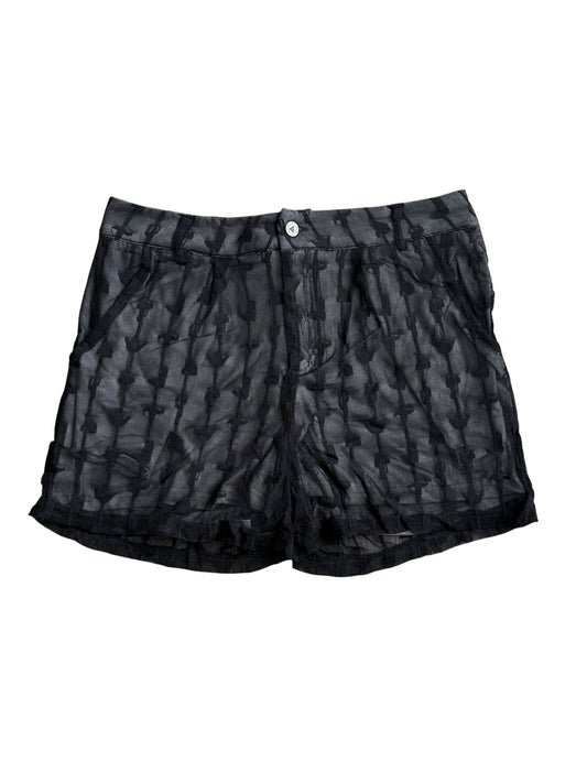 Western Mesh Overlay Shorts