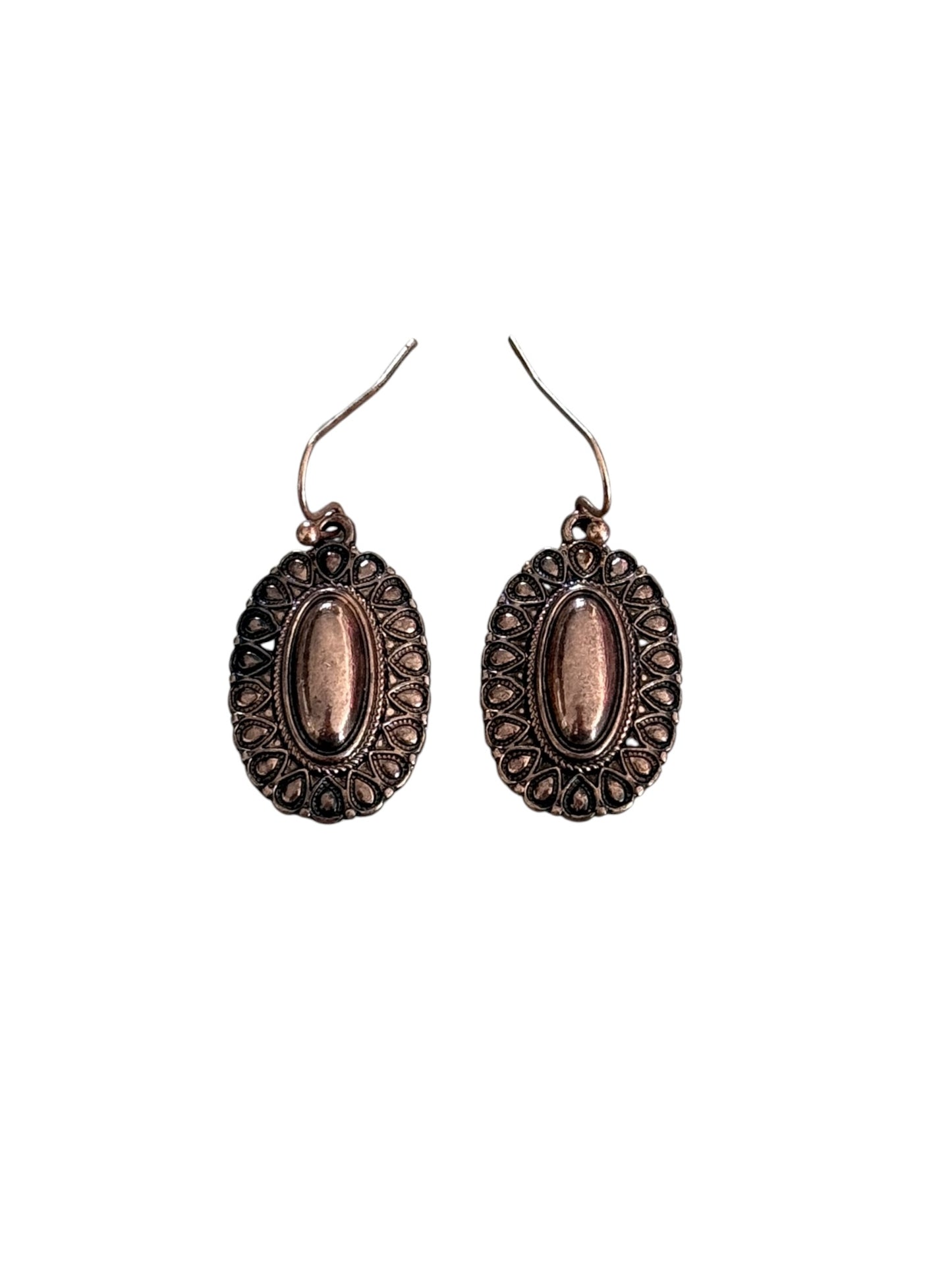 Copper Concho Earrings