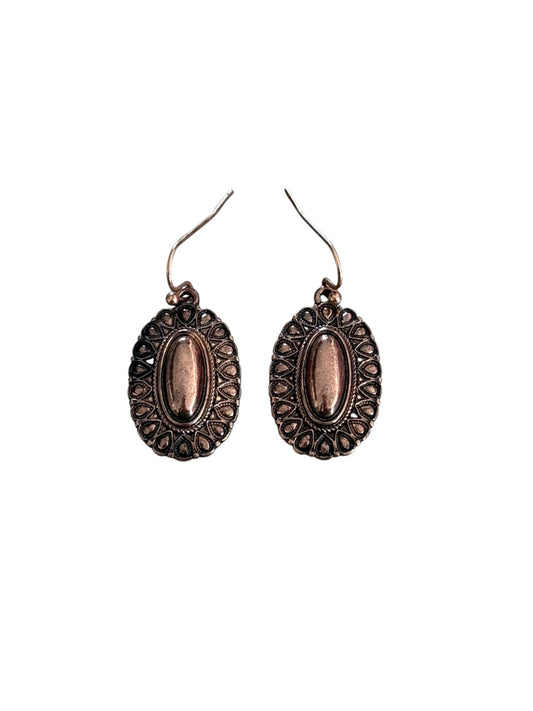 Copper Concho Earrings