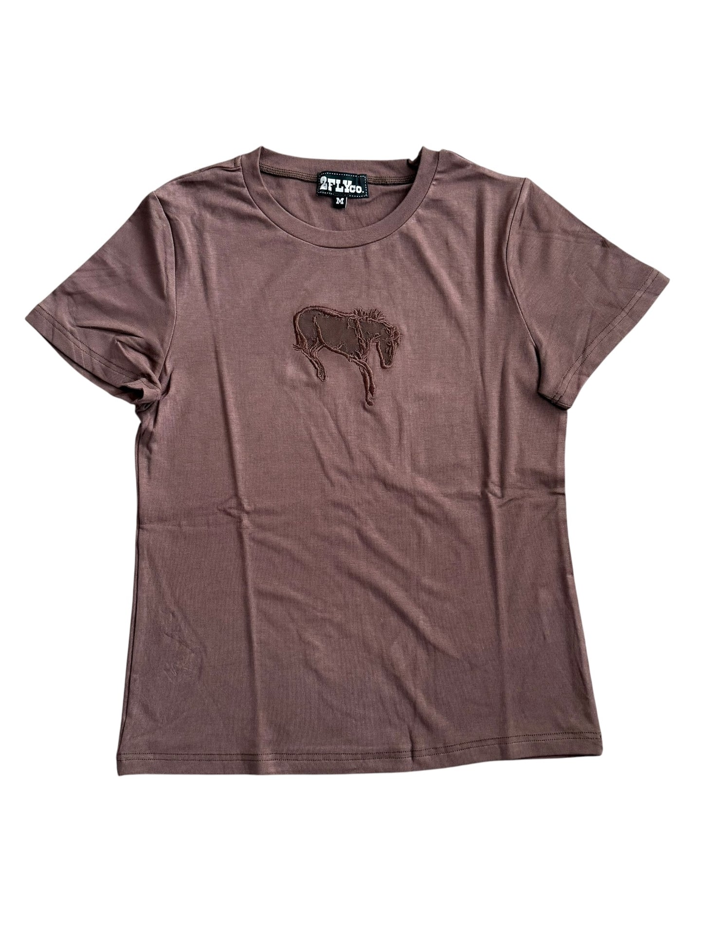 Chocolate Bucking Horse T-Shirt