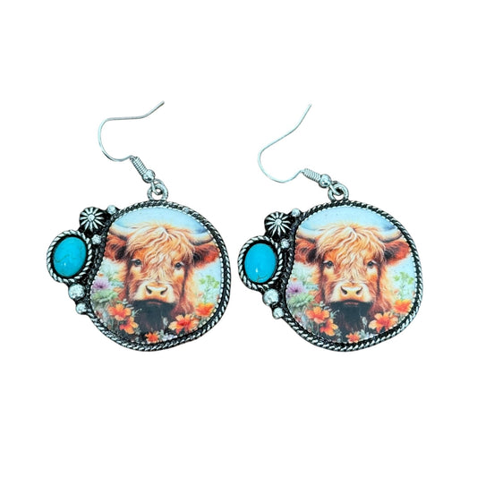 Highland Cow Earrings