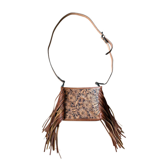 Tooled Floral Purse