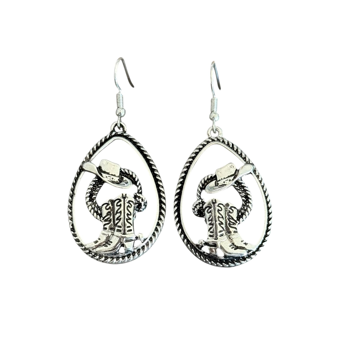 Boots & Hat Rope Earrings