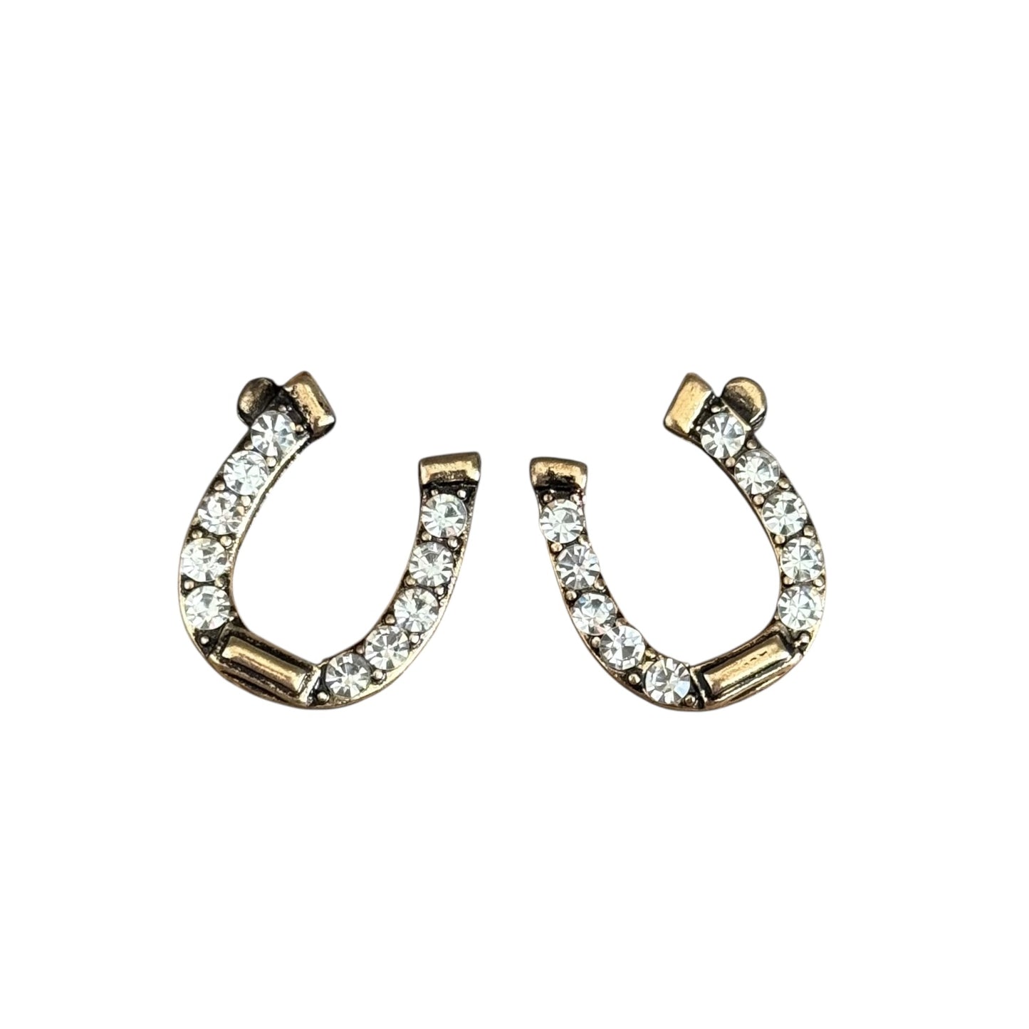 Gold Horseshoe Earrings