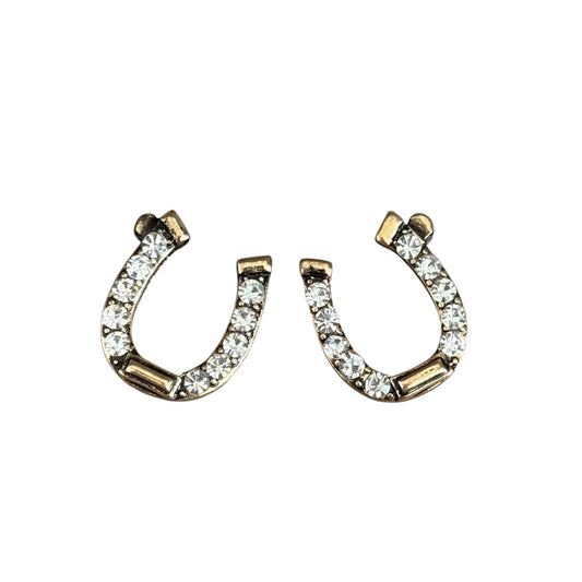 Gold Horseshoe Earrings