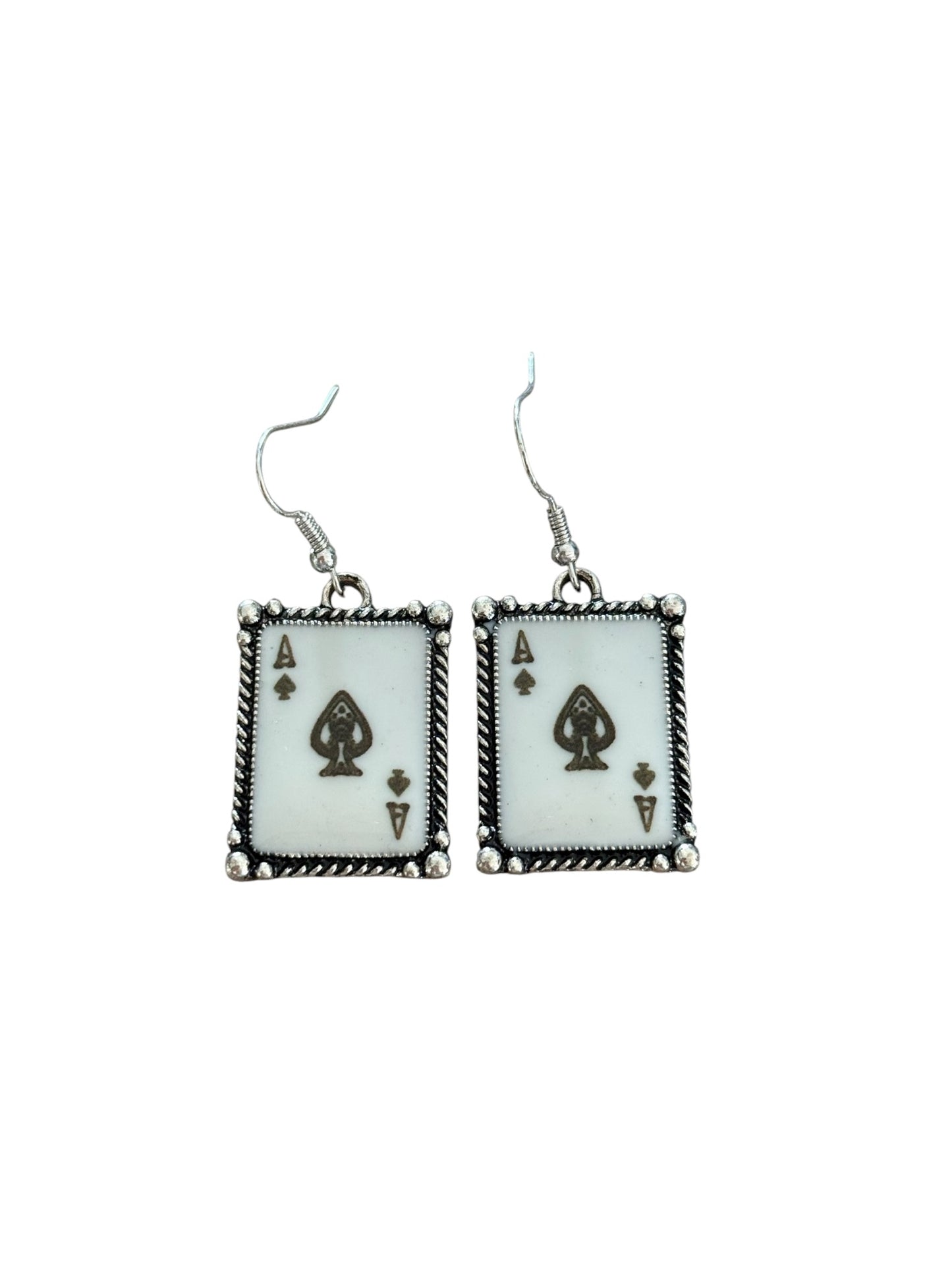 Ace Card Earrings
